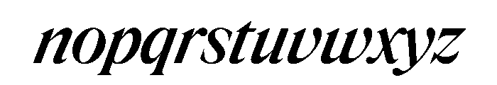 RondeauTest BoldItalic Font LOWERCASE