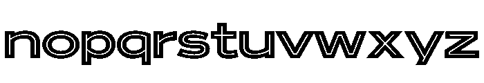 RonsardCrystal Regular Font LOWERCASE