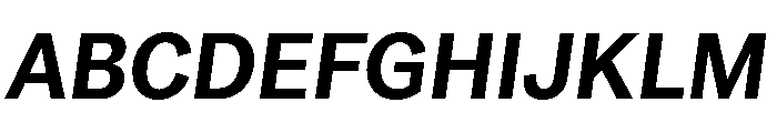 Ronzino BoldOblique Font UPPERCASE