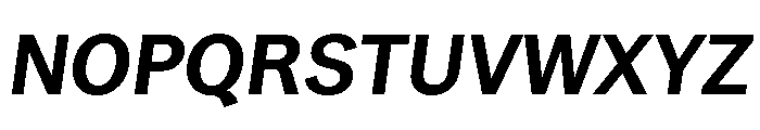 Ronzino BoldOblique Font UPPERCASE