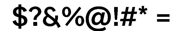 Ronzino Medium Font OTHER CHARS