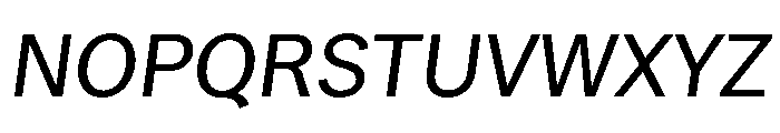 Ronzino Oblique Font UPPERCASE