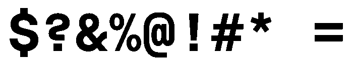 Roobert TRIAL MonoBold Instance Font OTHER CHARS