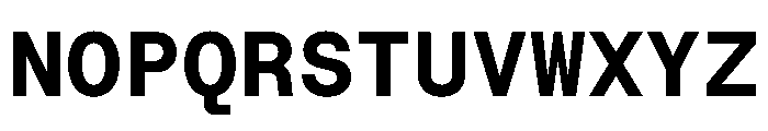Roobert TRIAL MonoBold Instance Font UPPERCASE