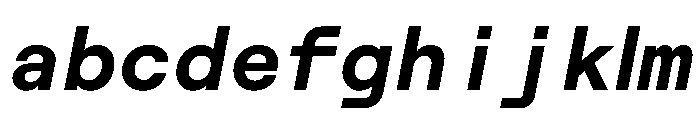 Roobert TRIAL MonoBoldItalic Instance FONT