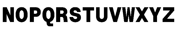 Roobert TRIAL MonoHeavy Instance Font UPPERCASE