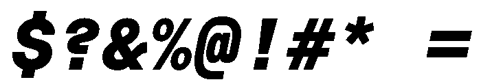 Roobert TRIAL MonoHeavyItalic Instance Font OTHER CHARS