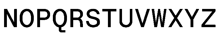 Roobert TRIAL MonoMedium Instance Font UPPERCASE