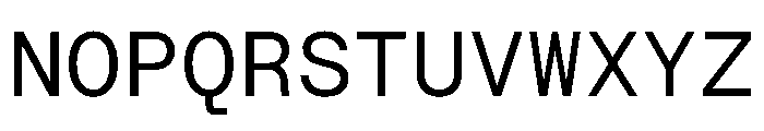Roobert TRIAL MonoRegular Instance Font UPPERCASE