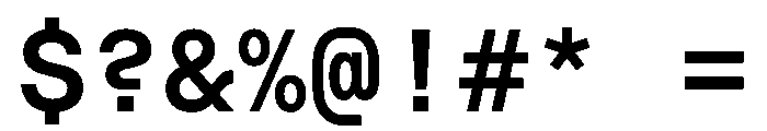 Roobert TRIAL MonoSemiBold Instance Font OTHER CHARS