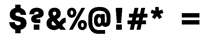 Roobert TRIAL SemiMonoHeavy Instance Font OTHER CHARS
