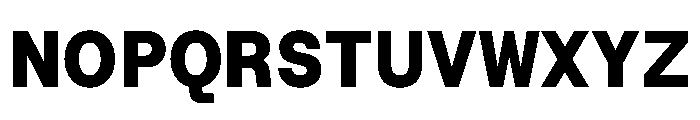 Roobert TRIAL SemiMonoHeavy Instance Font UPPERCASE