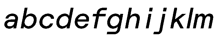 Roobert TRIAL SemiMonoMediumItalic Instance FONT