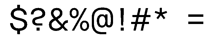 Roobert TRIAL SemiMonoRegular Instance Font OTHER CHARS