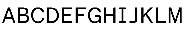 Roobert TRIAL SemiMonoRegular Instance Font UPPERCASE