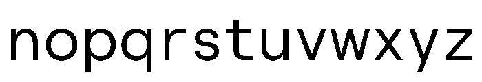 Roobert TRIAL SemiMonoRegular Instance Font LOWERCASE