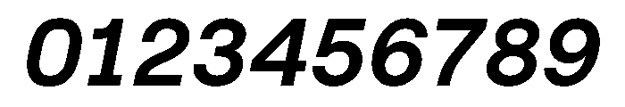 Roobert TRIAL SemiMonoSemiBoldItalic Instance Font OTHER CHARS