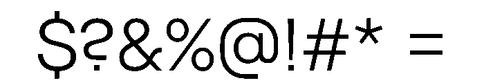 RoobertArabic TRIAL Light Instance Font OTHER CHARS