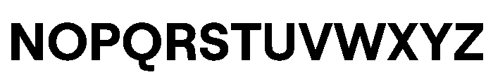 RoobertHebrew TRIAL Bold Instance Font UPPERCASE