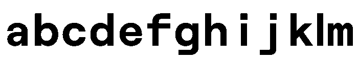 RoobertHebrew TRIAL MonoBold Instance FONT