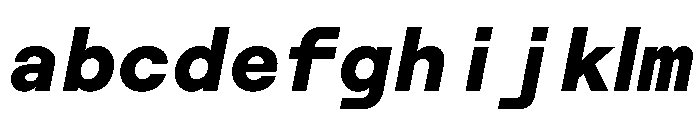 RoobertHebrew TRIAL MonoHeavyItalic Instance FONT