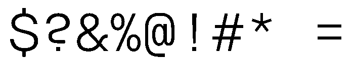 RoobertHebrew TRIAL MonoLight Instance Font OTHER CHARS