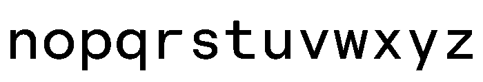 RoobertHebrew TRIAL MonoMedium Instance Font LOWERCASE