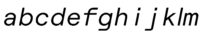 RoobertHebrew TRIAL MonoRegularItalic Instance FONT