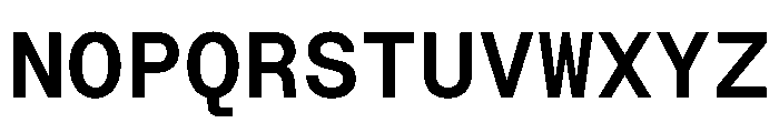 RoobertHebrew TRIAL MonoSemiBold Instance Font UPPERCASE