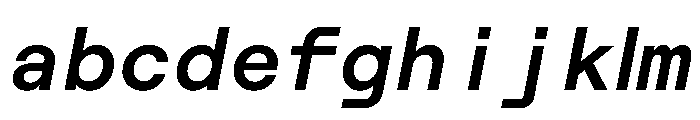 RoobertHebrew TRIAL MonoSemiBoldItalic Instance FONT