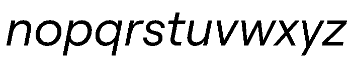 RoobertHebrew TRIAL RegularItalic Instance Font LOWERCASE