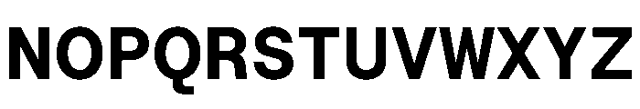 RoobertHebrew TRIAL SemiMonoBold Instance Font UPPERCASE
