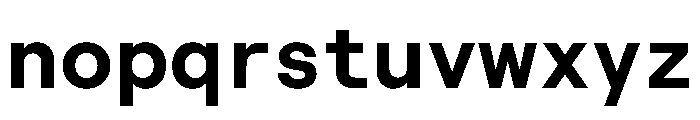 RoobertHebrew TRIAL SemiMonoBold Instance Font LOWERCASE