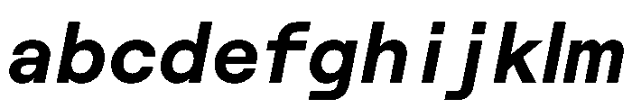 RoobertHebrew TRIAL SemiMonoBoldItalic Instance FONT