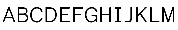 RoobertHebrew TRIAL SemiMonoLight Instance Font UPPERCASE
