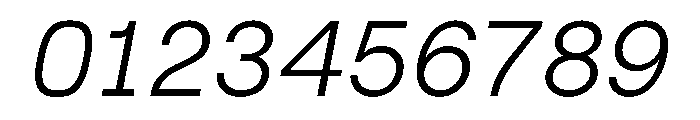 RoobertHebrew TRIAL SemiMonoLightItalic Instance Font OTHER CHARS