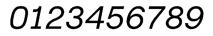 RoobertHebrew TRIAL SemiMonoRegularItalic Instance Font OTHER CHARS