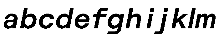 RoobertHebrew TRIAL SemiMonoSemiBoldItalic Instance FONT