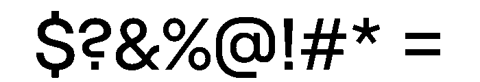 RoobertKorean TRIAL Medium Instance Font OTHER CHARS