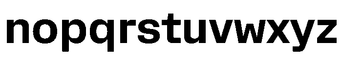 Rooftop Bold Font LOWERCASE