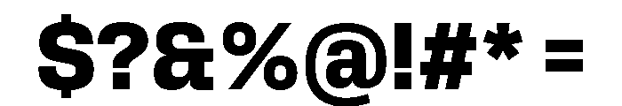 Rooftop CompactExtrabold Font OTHER CHARS