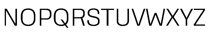 Rooftop CompactLight Font UPPERCASE