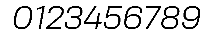 Rooftop CompactLightItalic Font OTHER CHARS