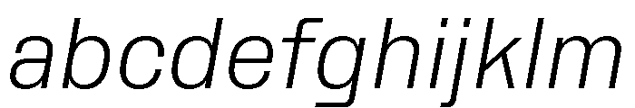 Rooftop CompactLightItalic FONT