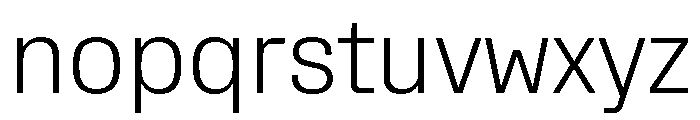 Rooftop CompactLight Font LOWERCASE