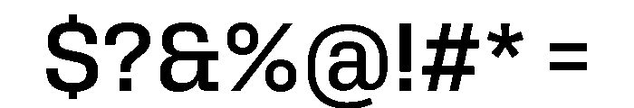 Rooftop CompactMedium Font OTHER CHARS