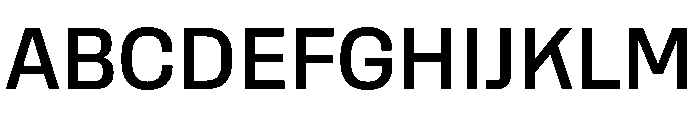 Rooftop CompactMedium Font UPPERCASE