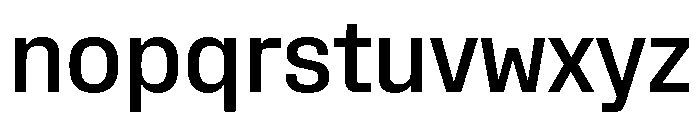 Rooftop CompactMedium Font LOWERCASE
