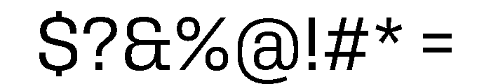 Rooftop CompactRegular Font OTHER CHARS