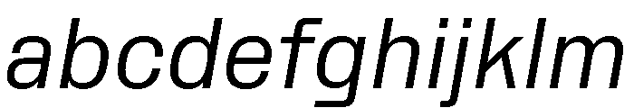 Rooftop CompactRegularItalic FONT